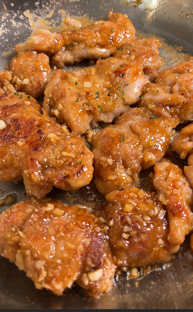 Honey Garlic Butter Glazed Chicken