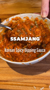 Easy Ssamjang (Korean dipping sauce)