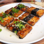 crispy teriyaki tofu