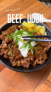 Beef Udon Noodles (Easy 20-Minute Recipe with Frozen Udon)