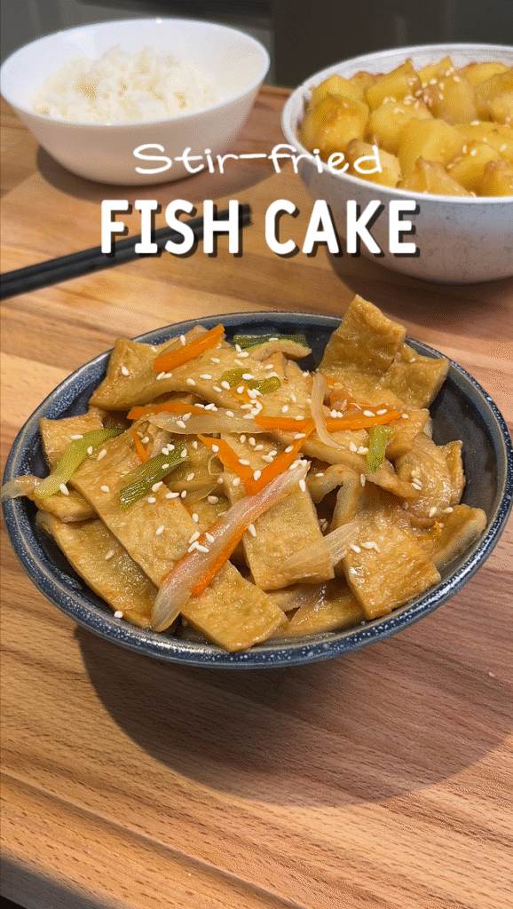 korean fish cake stir fry