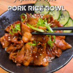 Japanese Pork Rice Butadon