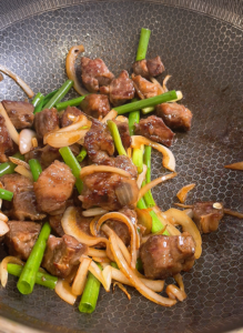 scallion beef stir fry