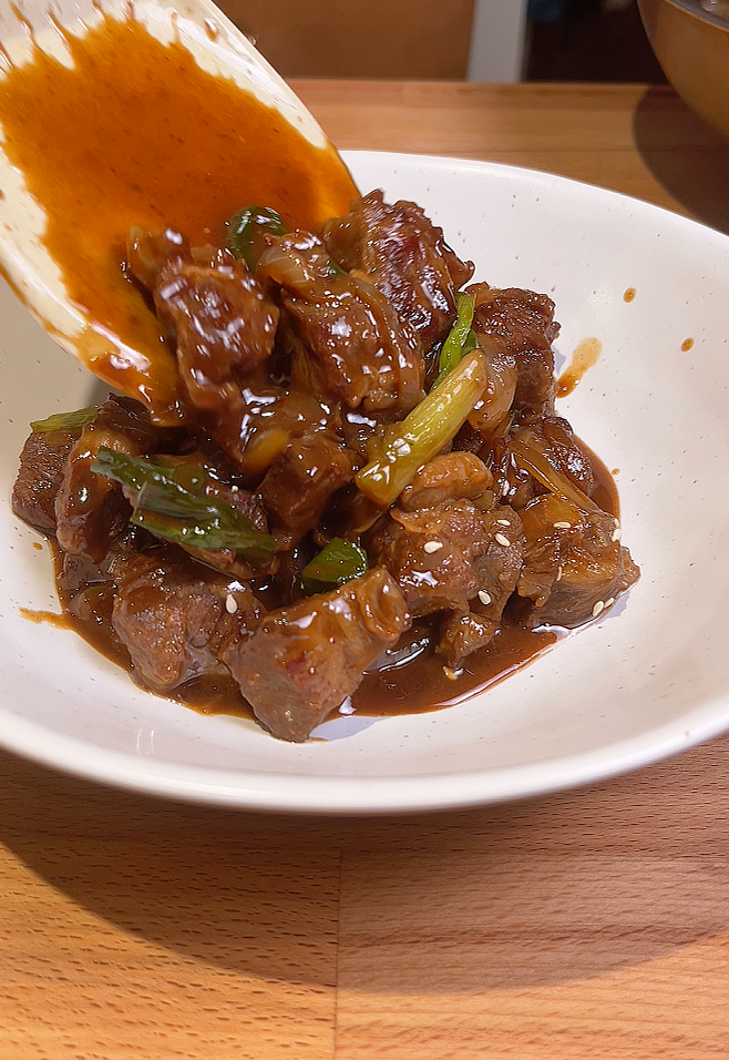 scallion beef stir fry