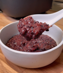 Rice Cooker BLack Glutinous Rice Dessert