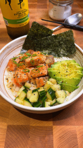 Miso Salmon Sushi Bowl (Healthy 30-minute meal)