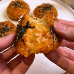 air fryer kimchi riceball