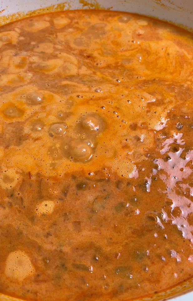 red lentil curry