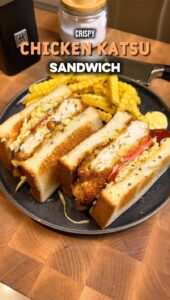 Crispy Chicken Katsu Sandwich (Japanese Katsu Sando)