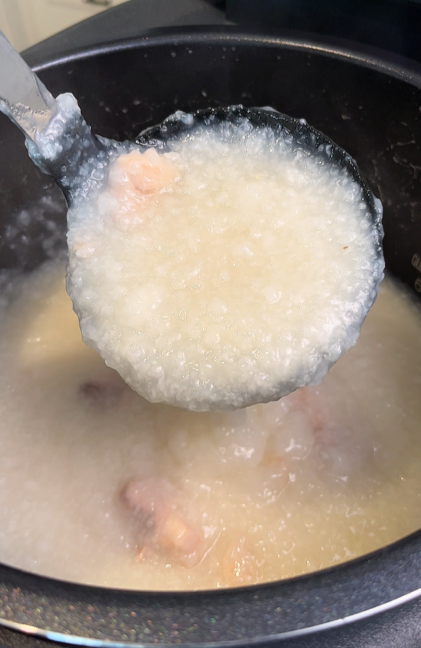rice cooker chicken congee