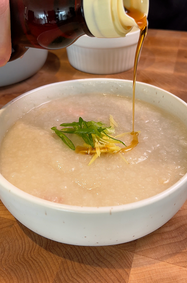rice cooker chicken congee