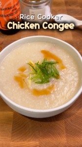 Rice Cooker Congee (Easy Chicken Congee Recipe)