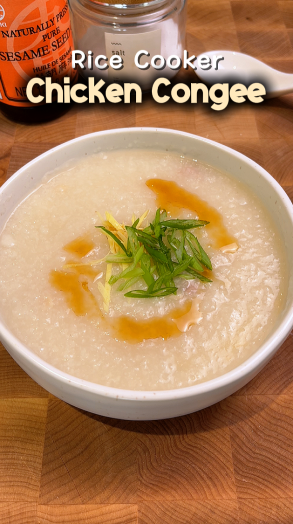 rice cooker chicken congee