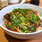 scallion oil pork chops