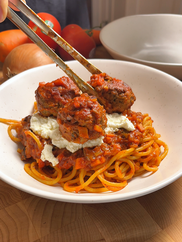 spaghetti meatballs