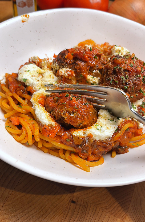 spaghetti meatballs
