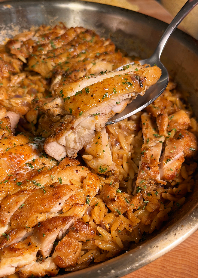 chicken orzo