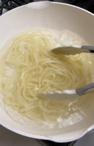 Cooking frozen udon