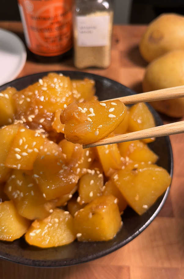 Korean braised potatoes