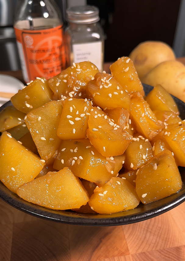 Korean braised potatoes