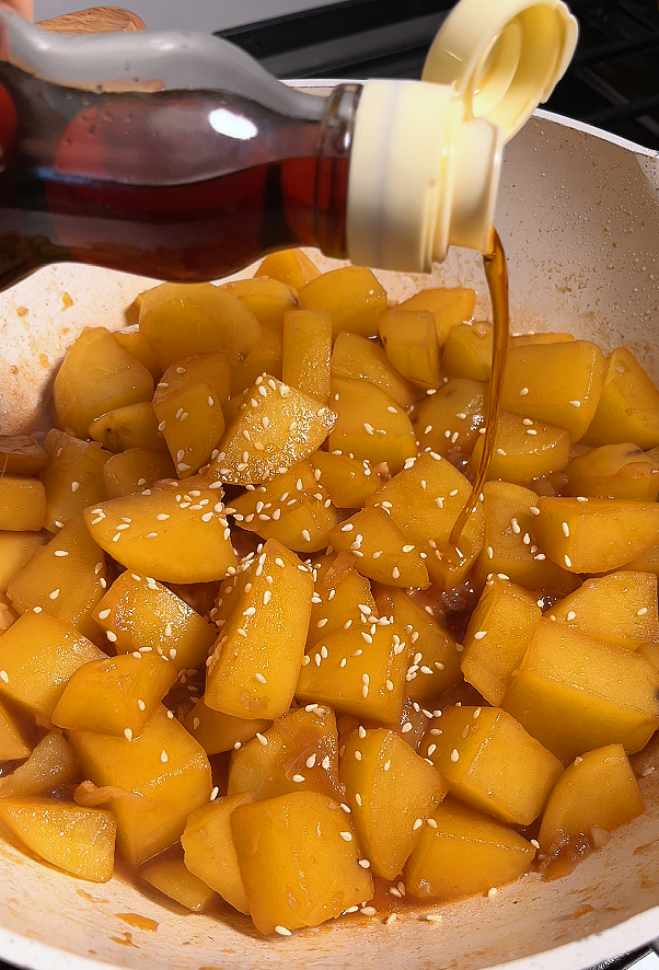 Korean braised potatoes
