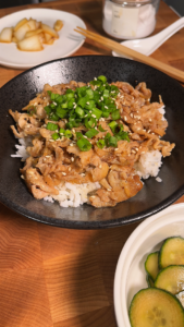 Ginger Scallion Pork Bowl (Easy 30-Minute Rice Bowl)