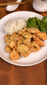 Air Fryer Bang Bang Chicken (lower calories and healthy)