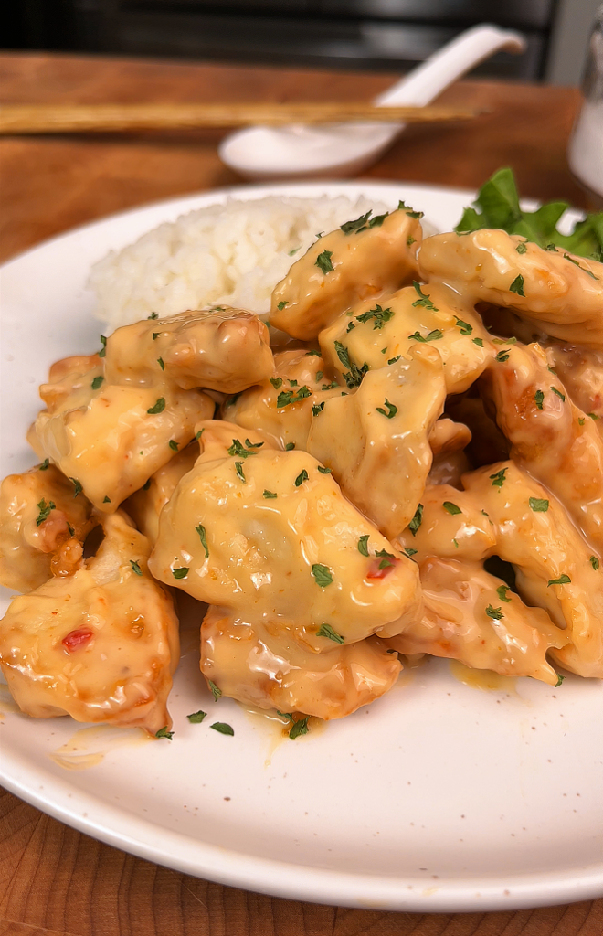 air fryer bang bang chicken recipe