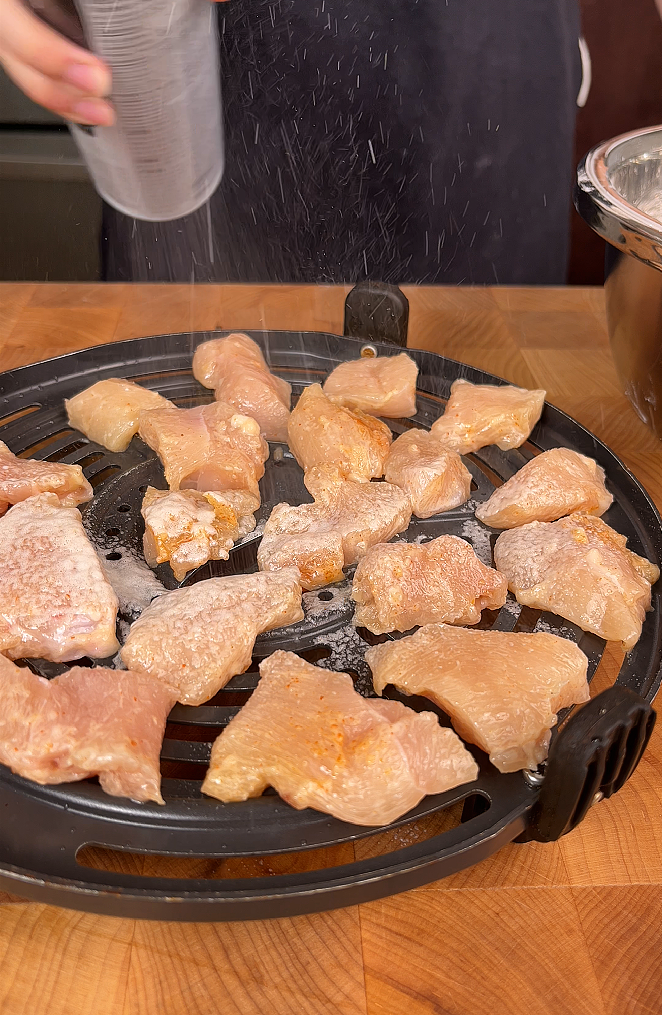 air fryer bang bang chicken recipe