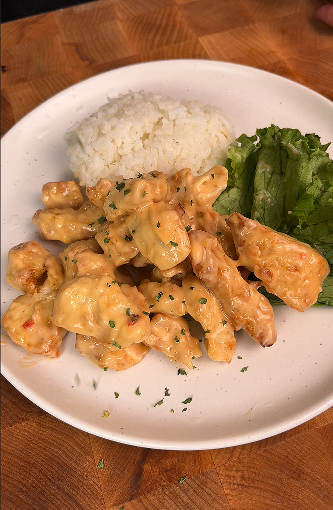 air fryer bang bang chicken recipe
